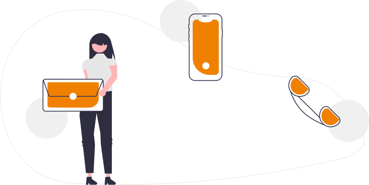 Contact us illustration